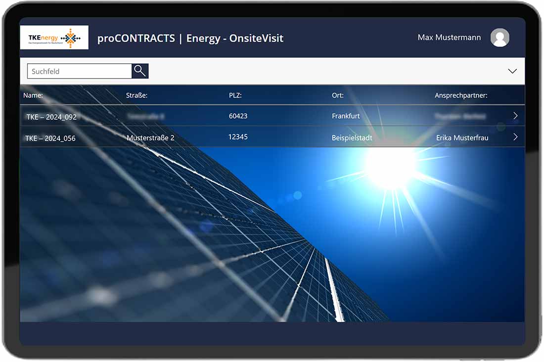 proCONTRACTS für TK Energy